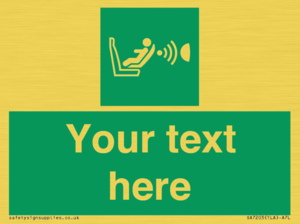 Custom safe condition child seat presence orientation detection system